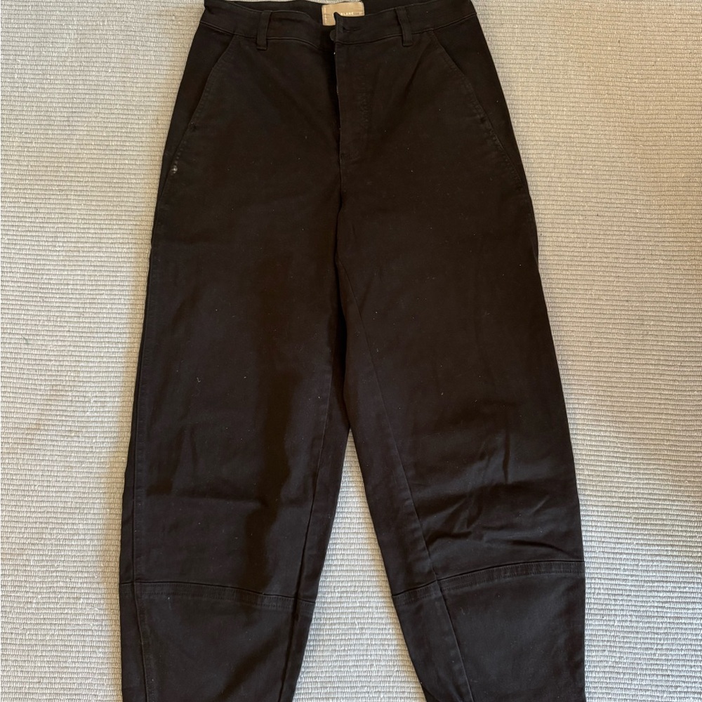 Everlane barrel leg jeans womens 8 Tall black